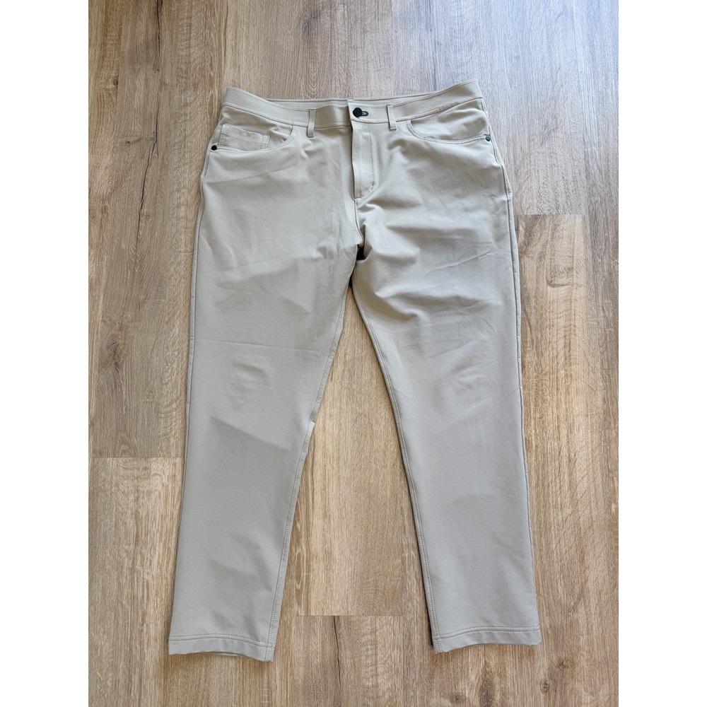 Public Rec All Day Every Day Pants Mens 38x32 Beige Chino Stretch Performance